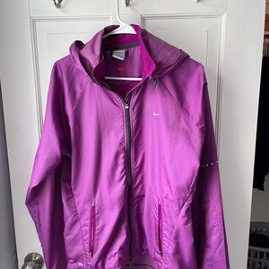 Nike Magenta Hooded Windbreaker